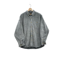 Vintage Clearwater Outfitters Slate Gray Corduroy Button Down L/S Shirt