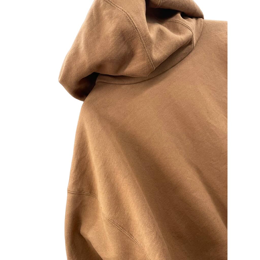 Vintage Carhartt Distressed Brown Thermal Insulated Heavy Hoodie