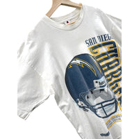 Vintage 1995 Riddell San Diego Chargers Helmet Graphic T-Shirt