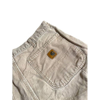 Vintage 1990's Carhartt Distressed Tan Carpenter Pants 36x34