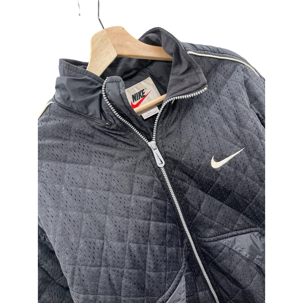 Vintage 1990's Nike Mesh Perforated Zip Up Jacket