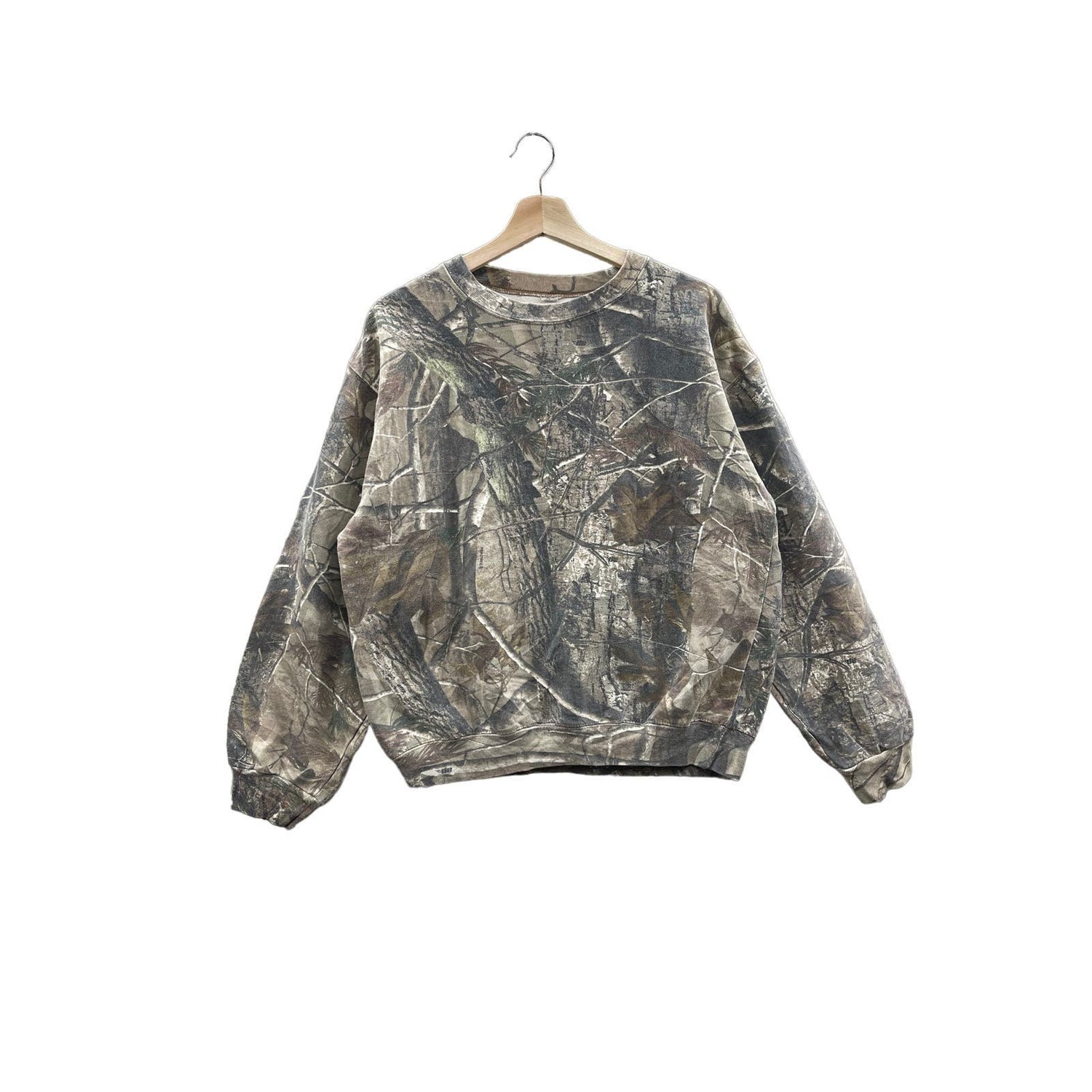 Vintage Realtree AP Pattern Camo Crewneck