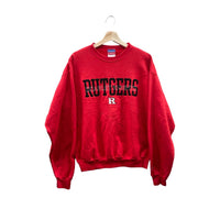 Vintage 1990's Rutgers University Scarlet Knights Champion Collegiate Crewneck