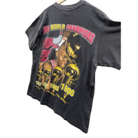 Vintage 1990's Chicago Bulls World Champions Rap Tee