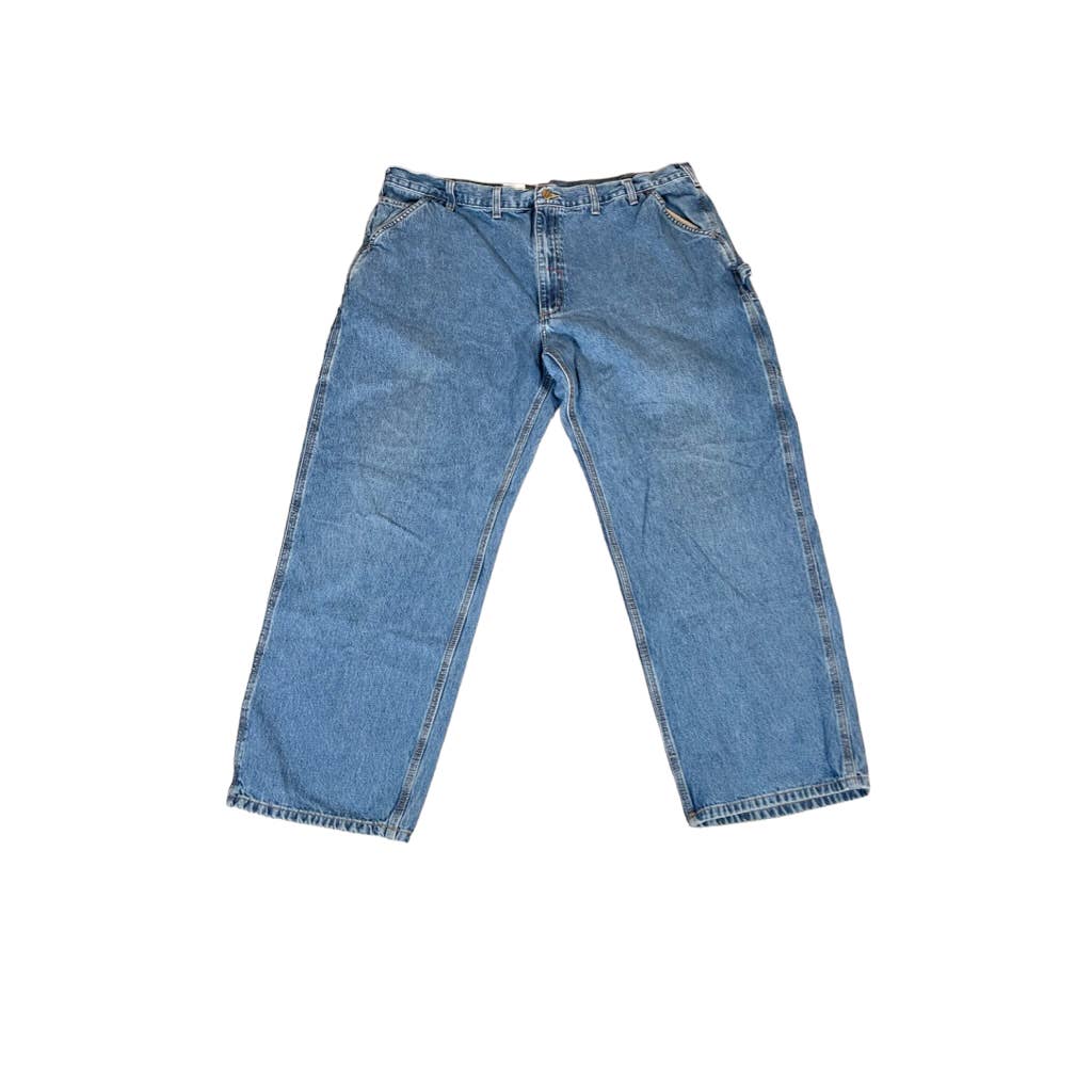 Vintage Carhartt Blue Carpenter Denim Pants 44x32