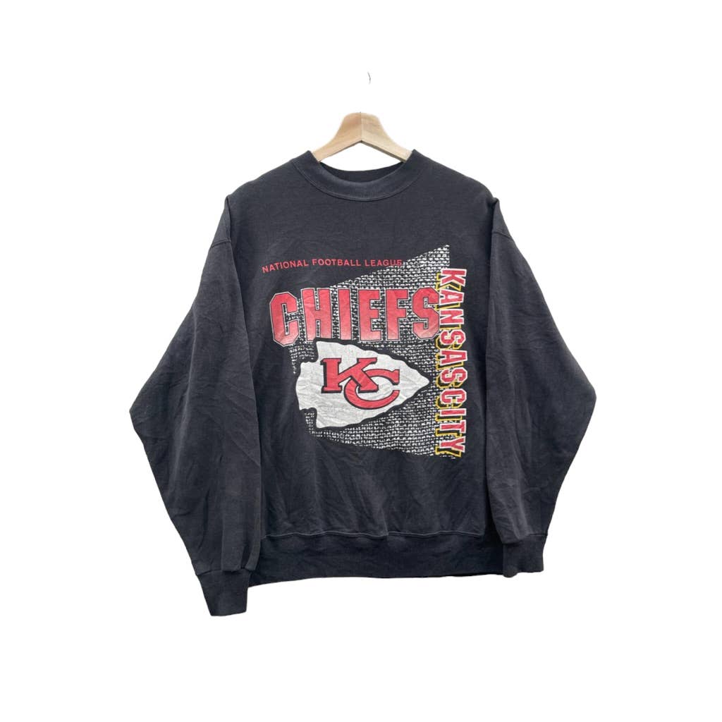 Vintage 1990's Kansas City Chiefs NFL Graphic Logo Crewneck