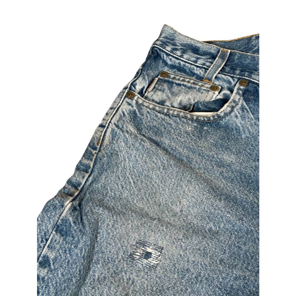 Vintage Carhartt Distressed Medium Wash Denim Jeans 32x28