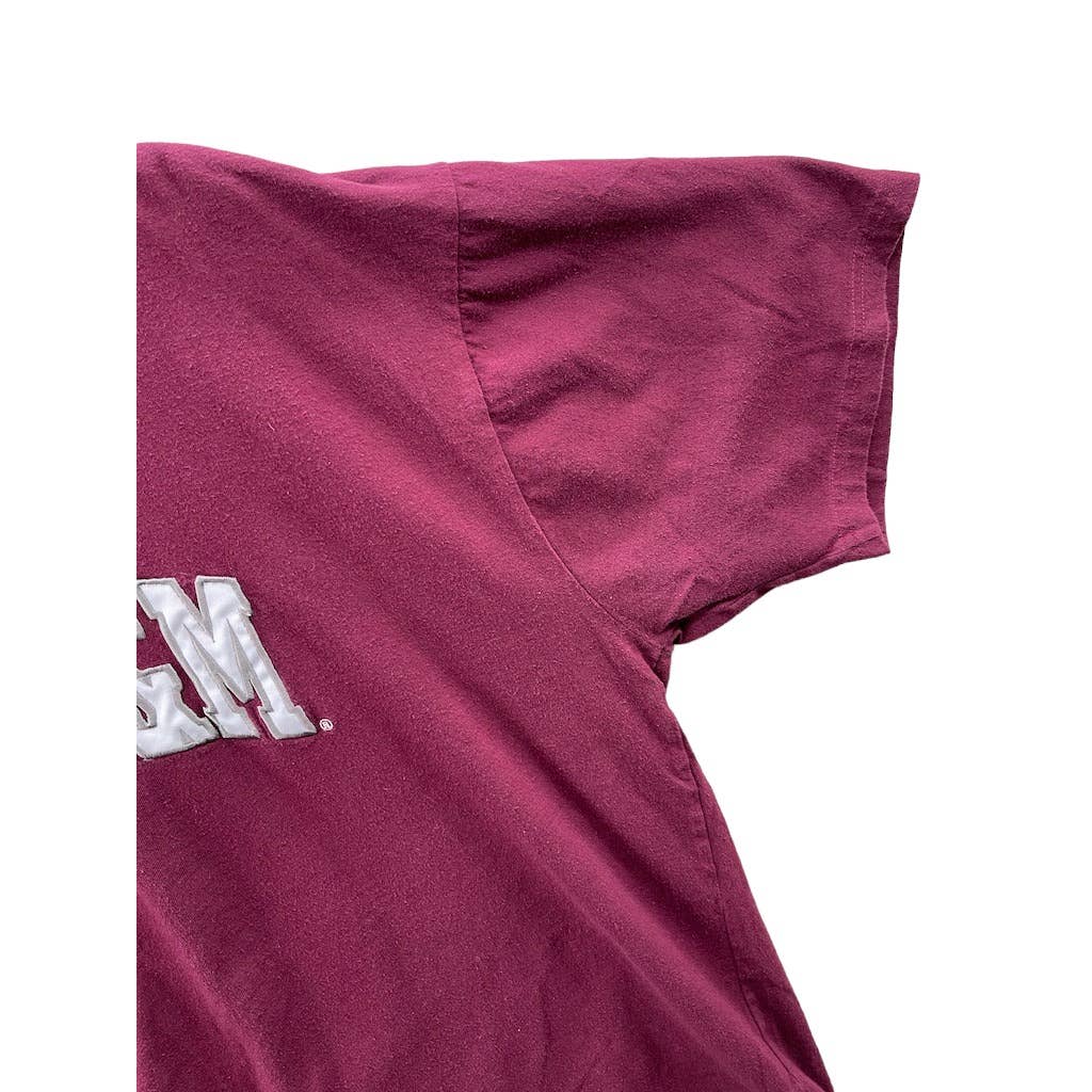 Vintage 1990's Texas A&M Colosseum Embroidered College T-Shirt