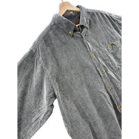 Vintage Clearwater Outfitters Slate Gray Corduroy Button Down L/S Shirt