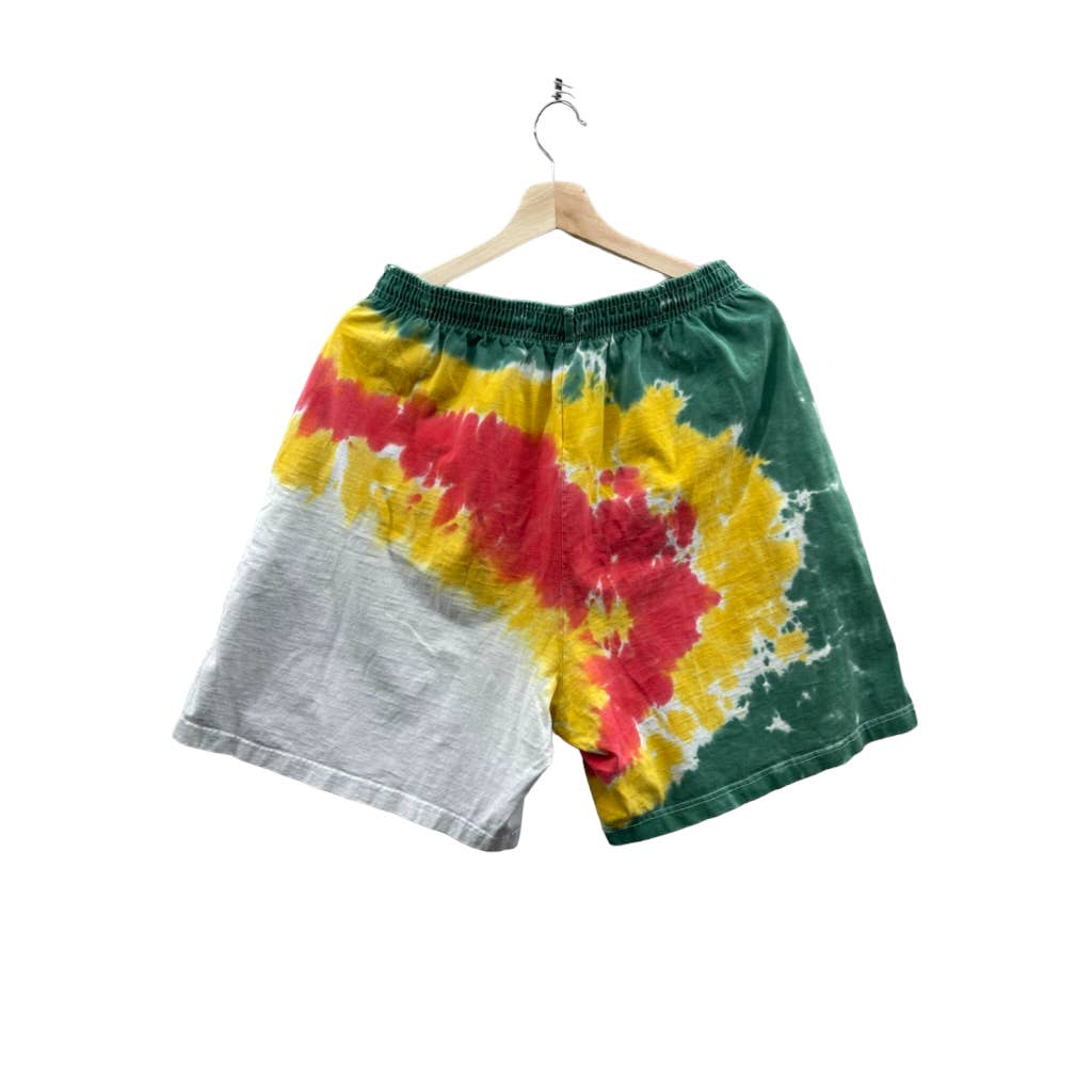 Vintage 1996 Lithuania Basketball Team Grateful Dead Tie-Dye Shorts