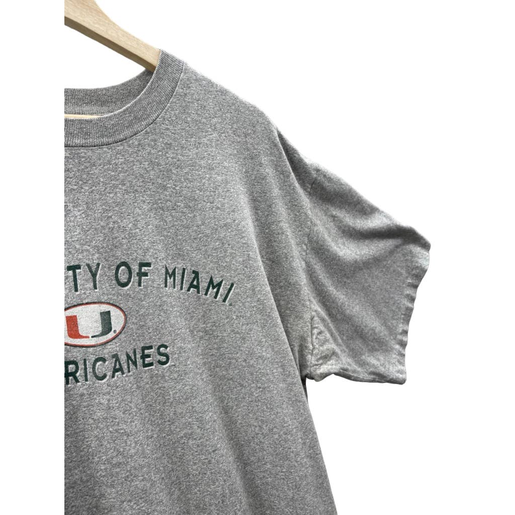 Vintage 1990's University of Miami Hurricanes Essential T-Shirt