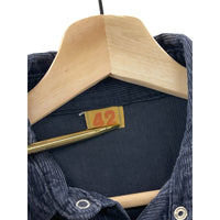 Vintage Kappa Navy Western Style Corduroy Button Down Shirt