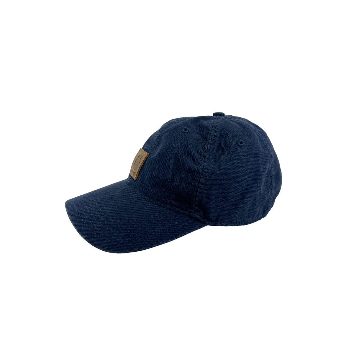 Vintage Carhartt Duck Canvas Essential Navy Strapback Hat