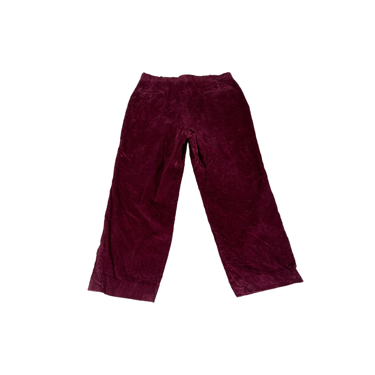 Vintage Cotton Brothers Men's Wine Red Relaxed Fit Corduroy Pants 36x28