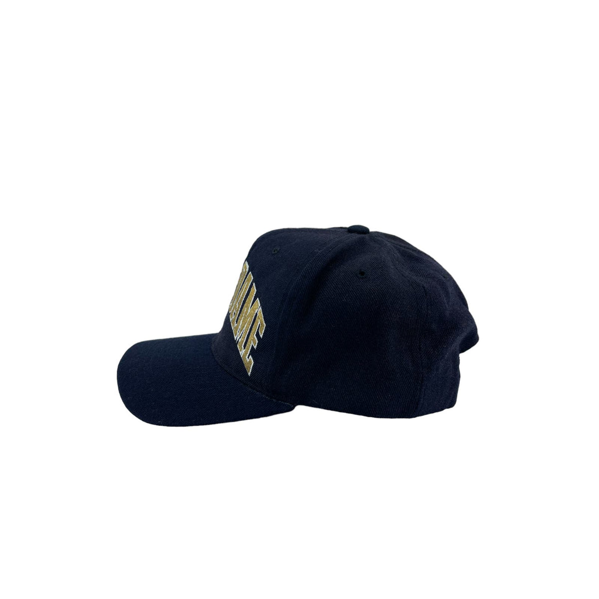 Vintage 1990's Starter Notre Dame University Embroidered Snapback Hat