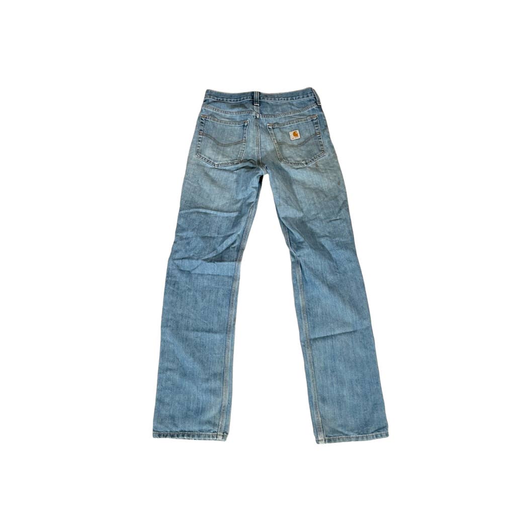 Vintage 1990's Carhartt Distressed Blue Denim Jeans 30x34