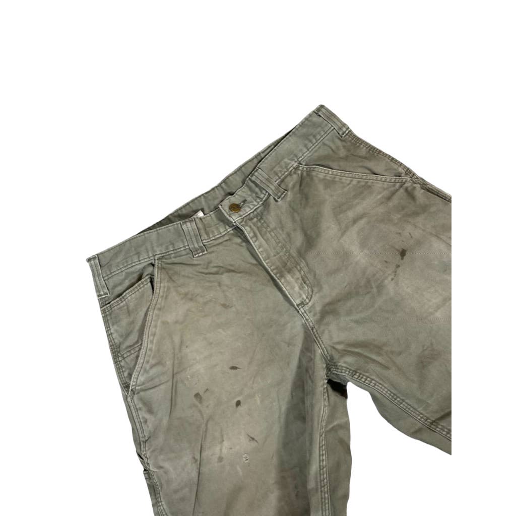 Vintage 1990's Carhartt Distressed Green Carpenter Pants