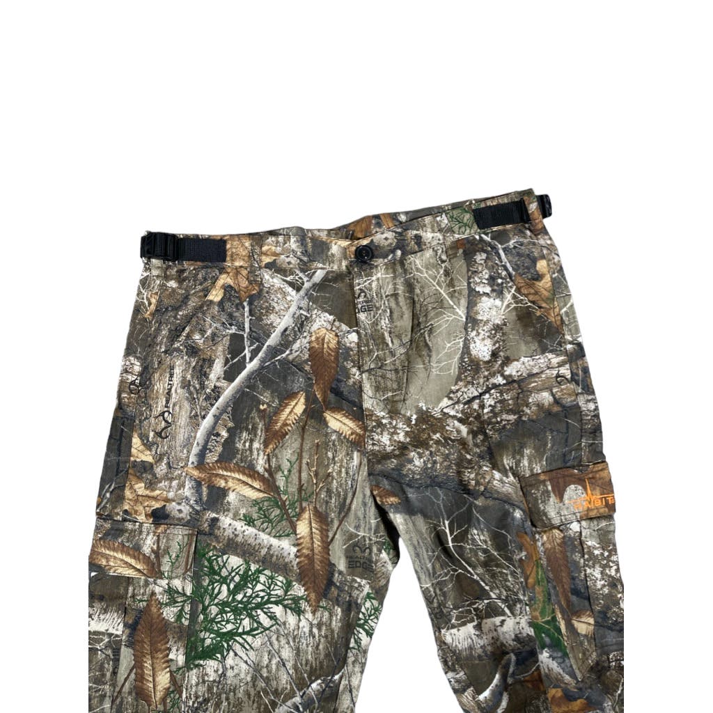 Habit Men's Light Oak Adjustable Wide Leg Realtree Pants 36x31