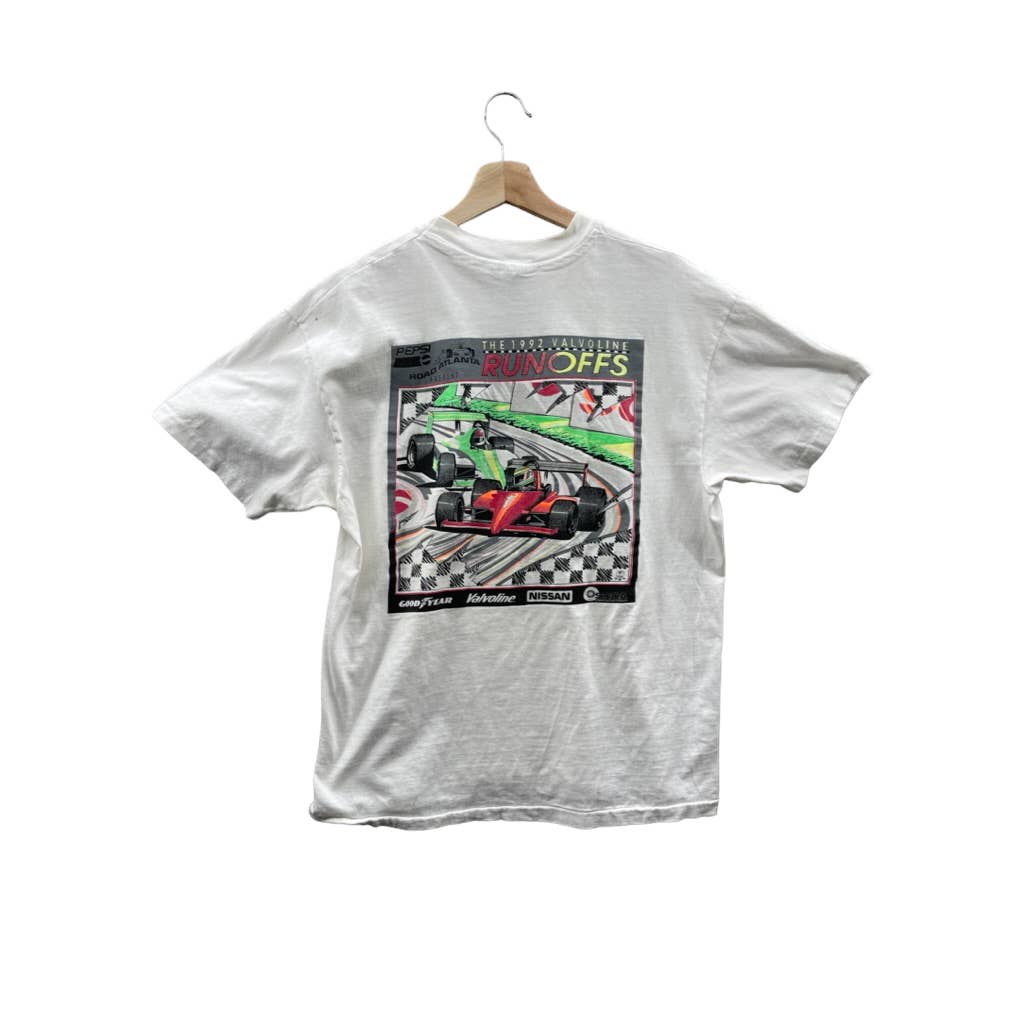 Vintage 1990's Valvoline Runoffs Racing Graphic T-Shirt