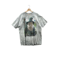 The Mountain Tie Dye Cat Wizard Animal Nature Graphic T-Shirt