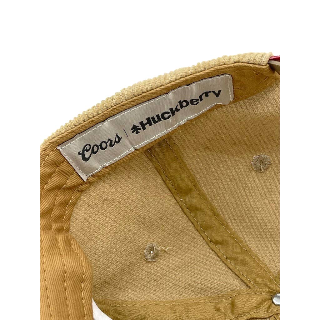 Vintage 2000's Coors x Huckberry Corduroy Snapback Hat