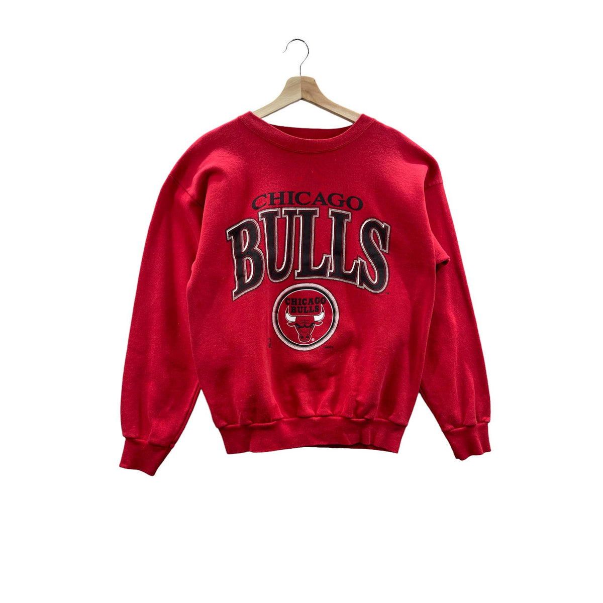 Vintage 1990's Chicago Bulls Embroidered Logo Crewneck