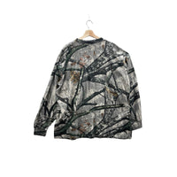 Vintage Russell Outdoors Men's Treestand Realtree Camo L/S T-Shirt