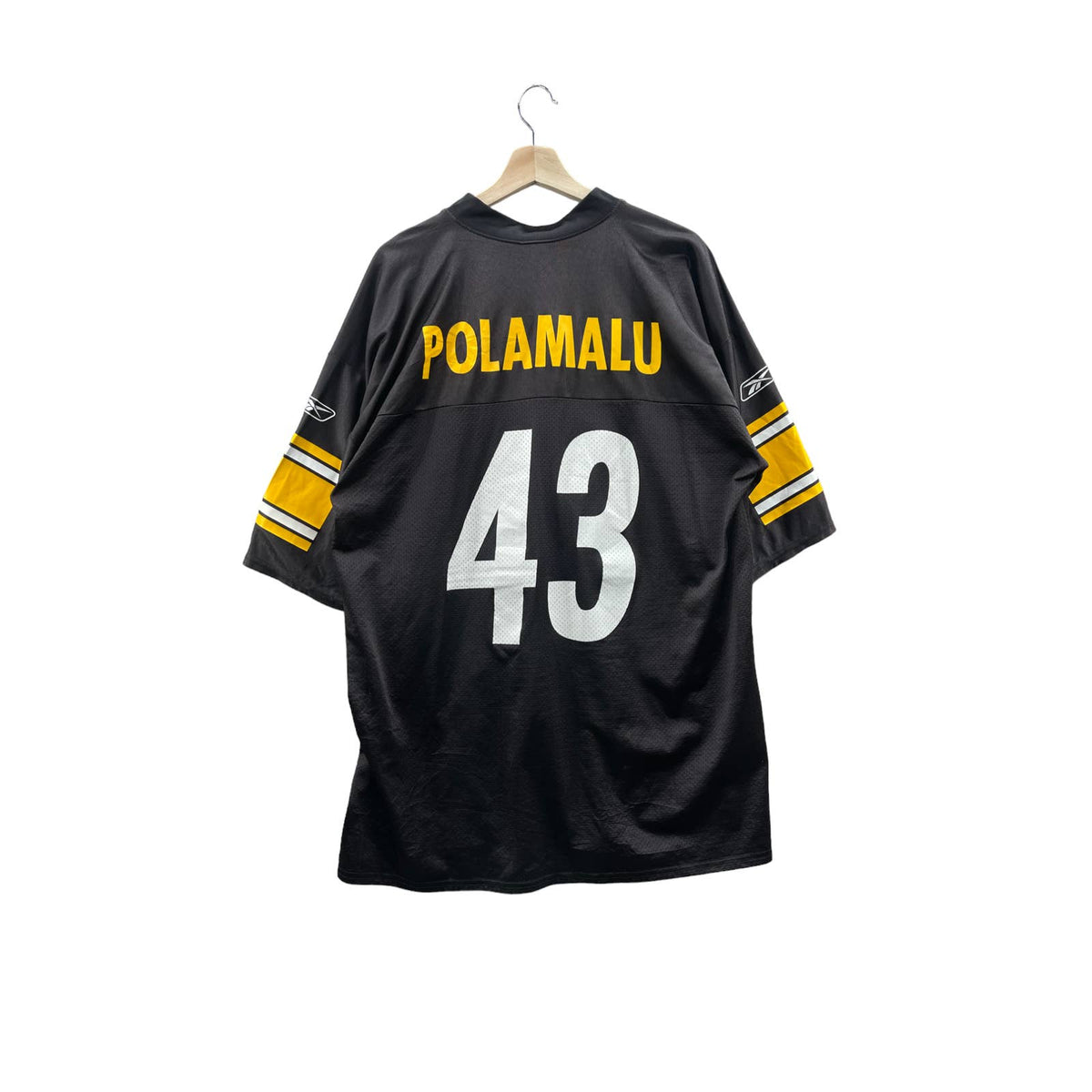 Vintage 2000's Reebok Pittsburgh Steelers Troy Polamalu NFL Jersey