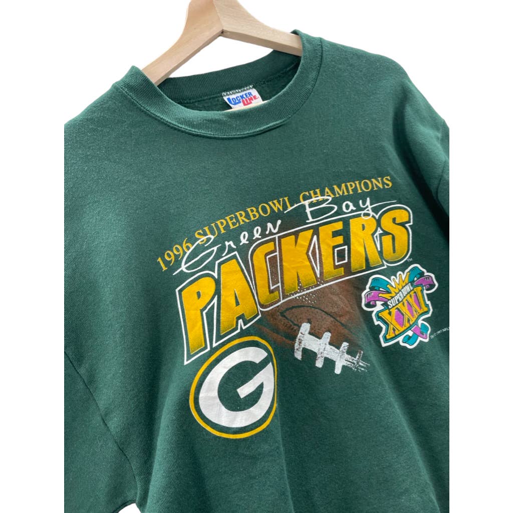 Vintage 1996 Green Bay Packers Superbowl Champions Graphic Crewneck