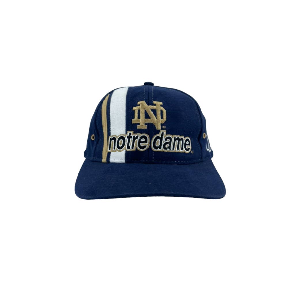 Vintage 1990's University of Notre Dame Logo Athletic Adjustable Hat