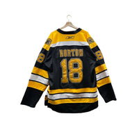 Vintage Reebok Boston Bruins Nathan Horton #18 Official NHL CCM Hockey Jersey