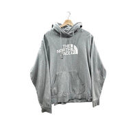 Vintage The North Face Men's Essential Gray Logo Hoodie