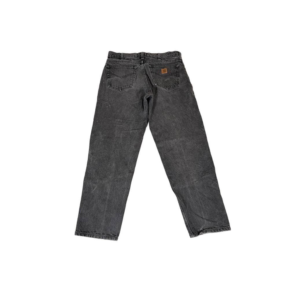 Vintage Carhartt Light Wash Black Denim Jeans