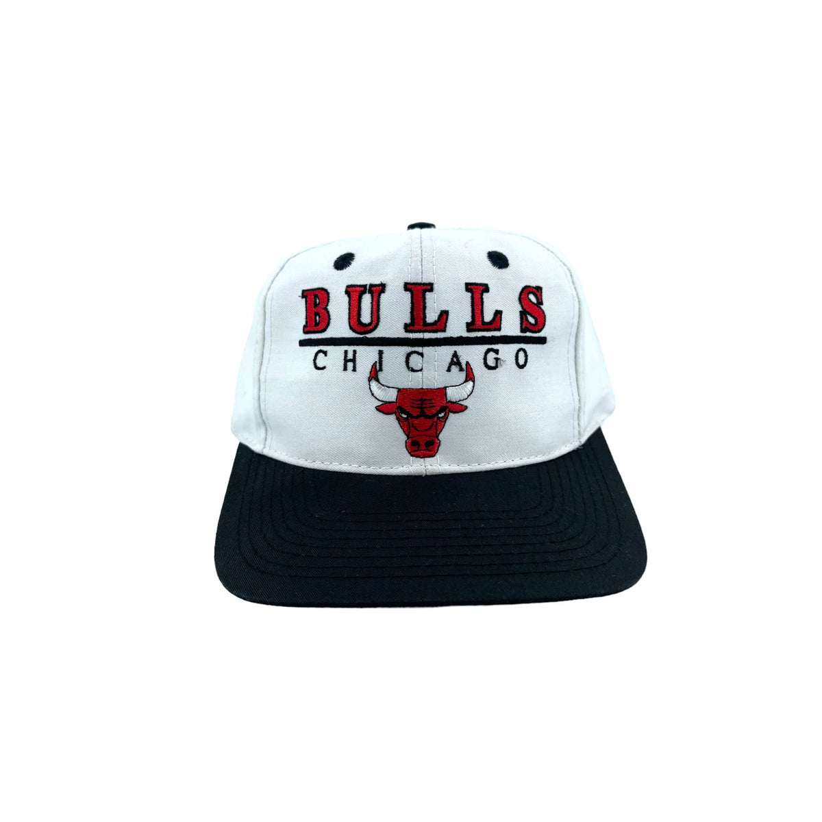 Vintage 1990's Chicago Bulls LOGO7 Two-Tone NBA Snapback Hat