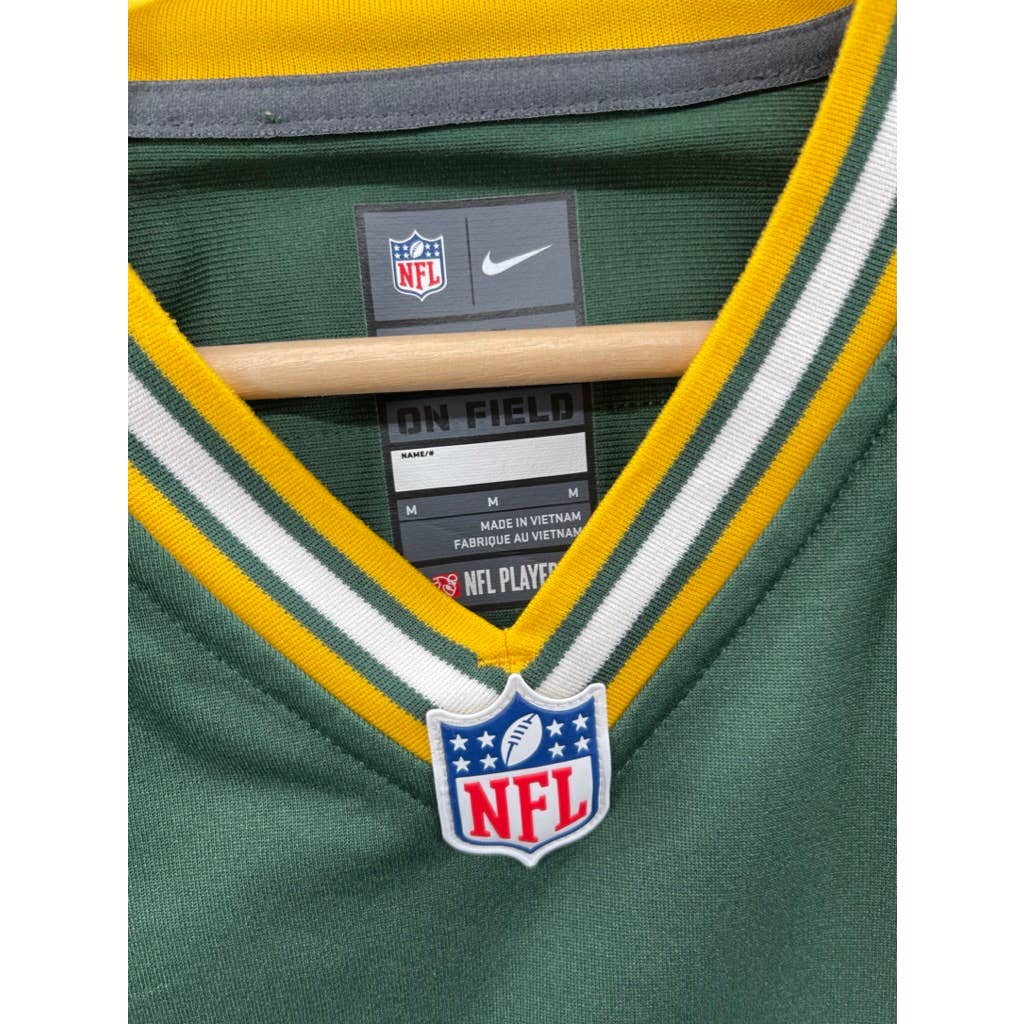 Vintage 2000's Nike Dri-Fit Green Bay Packers Jordy Nelson Home Jersey