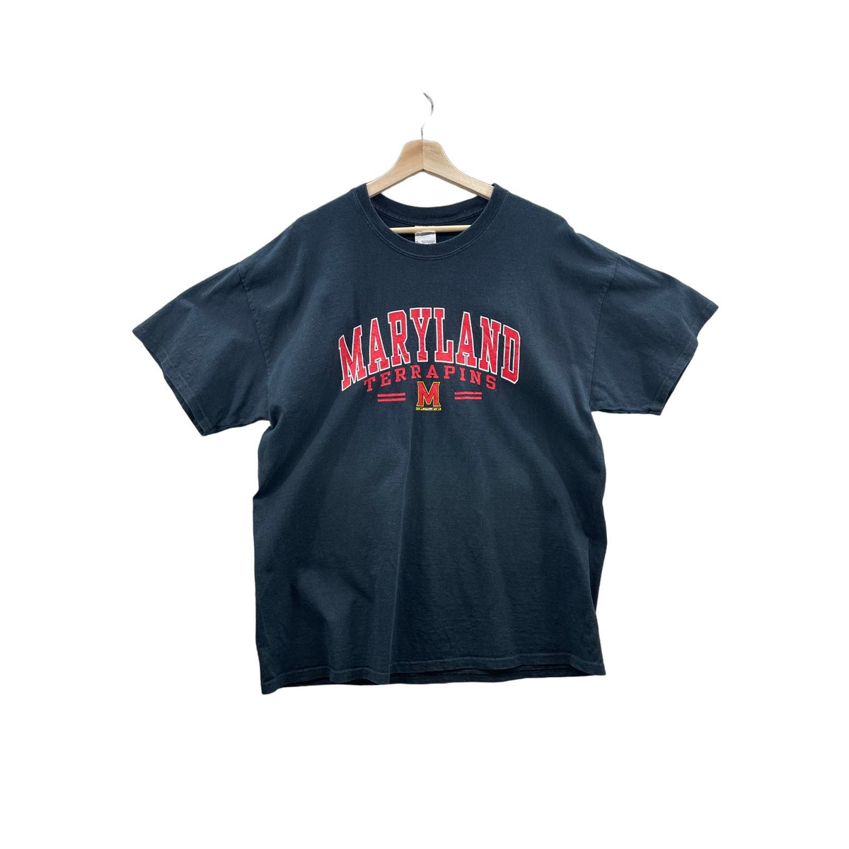 Vintage 2000's University of Maryland Terrapins College Logo Graphic T-Shirt