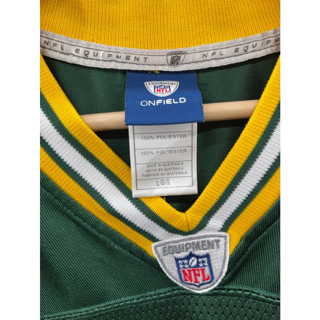 Vintage 2000's NFL On Field Green Bay Packers Clay Matthews Home Jersey