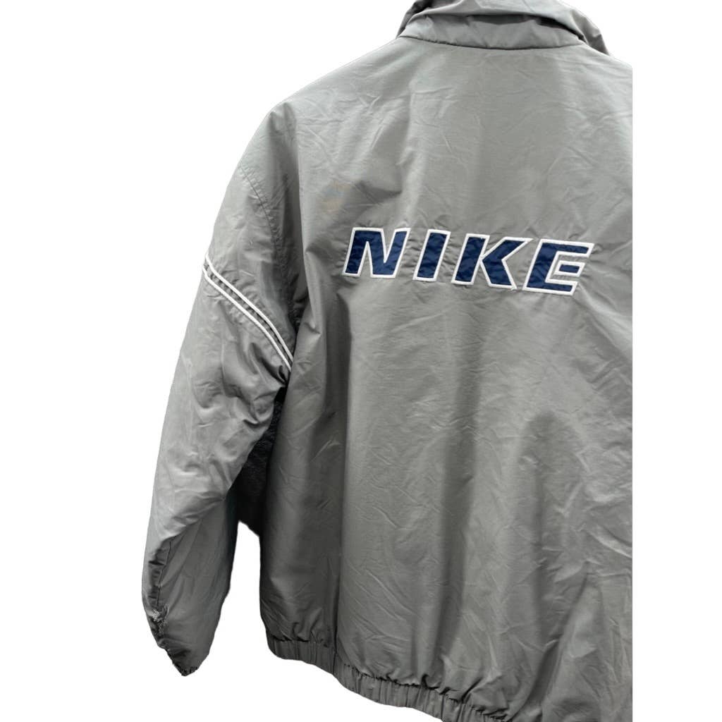 Vintage 2000's Nike Swoosh Spellout Shell Puffer Jacket